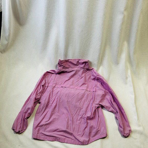 Puma Lavender Cropped Boxy Windbreaker | Size Large - Picture 3 of 3
